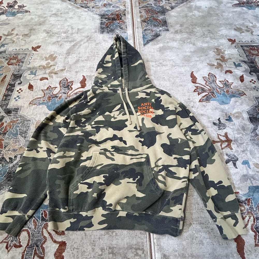 Anti Social Social Club Beige Fleece Hoodie